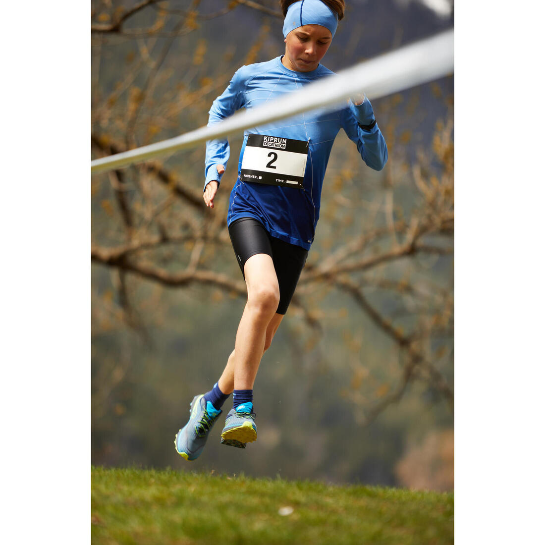 CUISSARD DE RUNNING ENFANT RESPIRANT - KIPRUN DRY NOIR