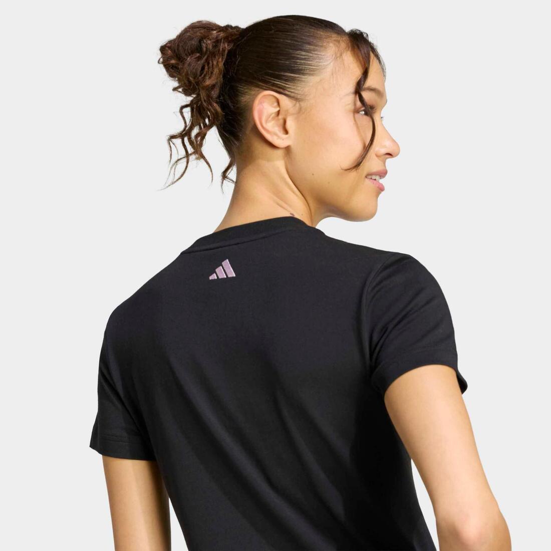 T-shirt de fitness en coton femme