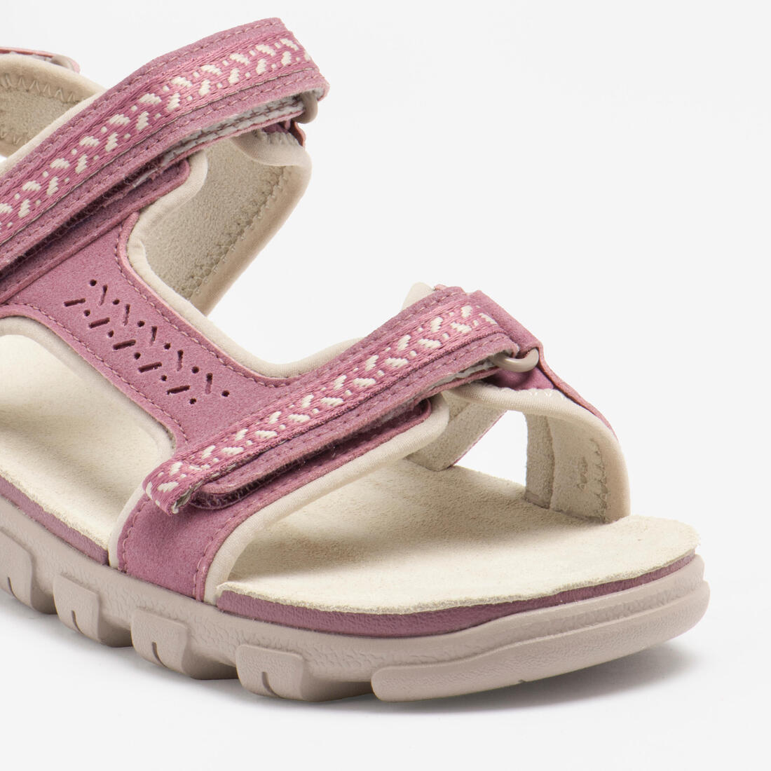 Sandales de randonnée - NH500 cuir - Femme