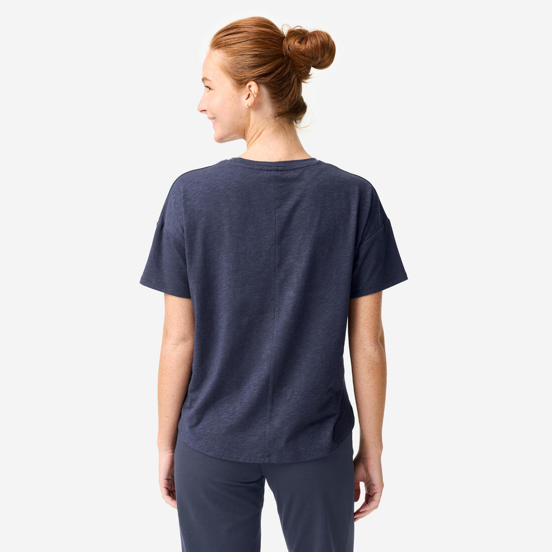 T-shirt manches courtes de yoga femme