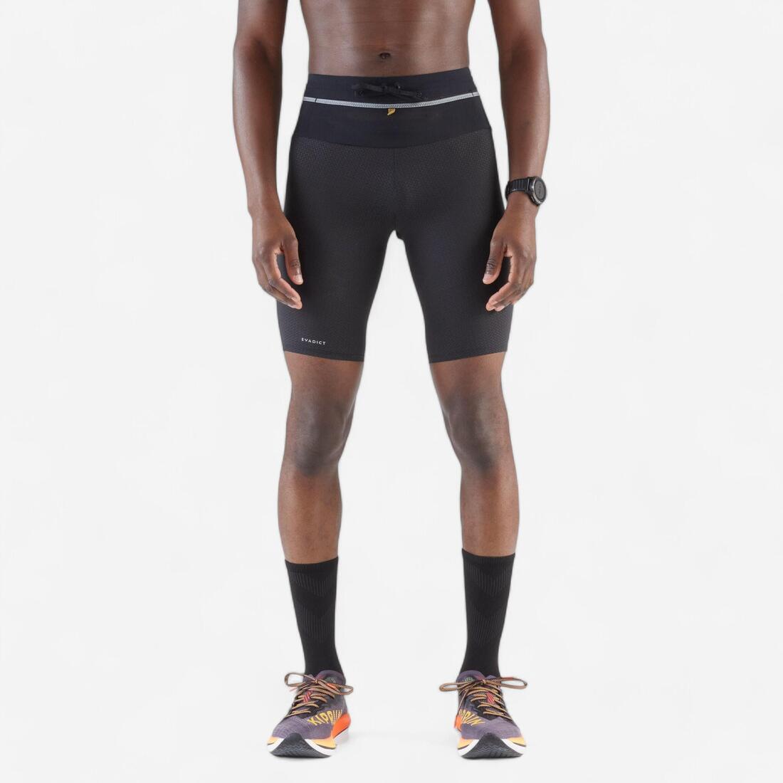 Cuissard de running / trail Homme longue distance - KIPRUN Run 900 Ultra Noir – noir