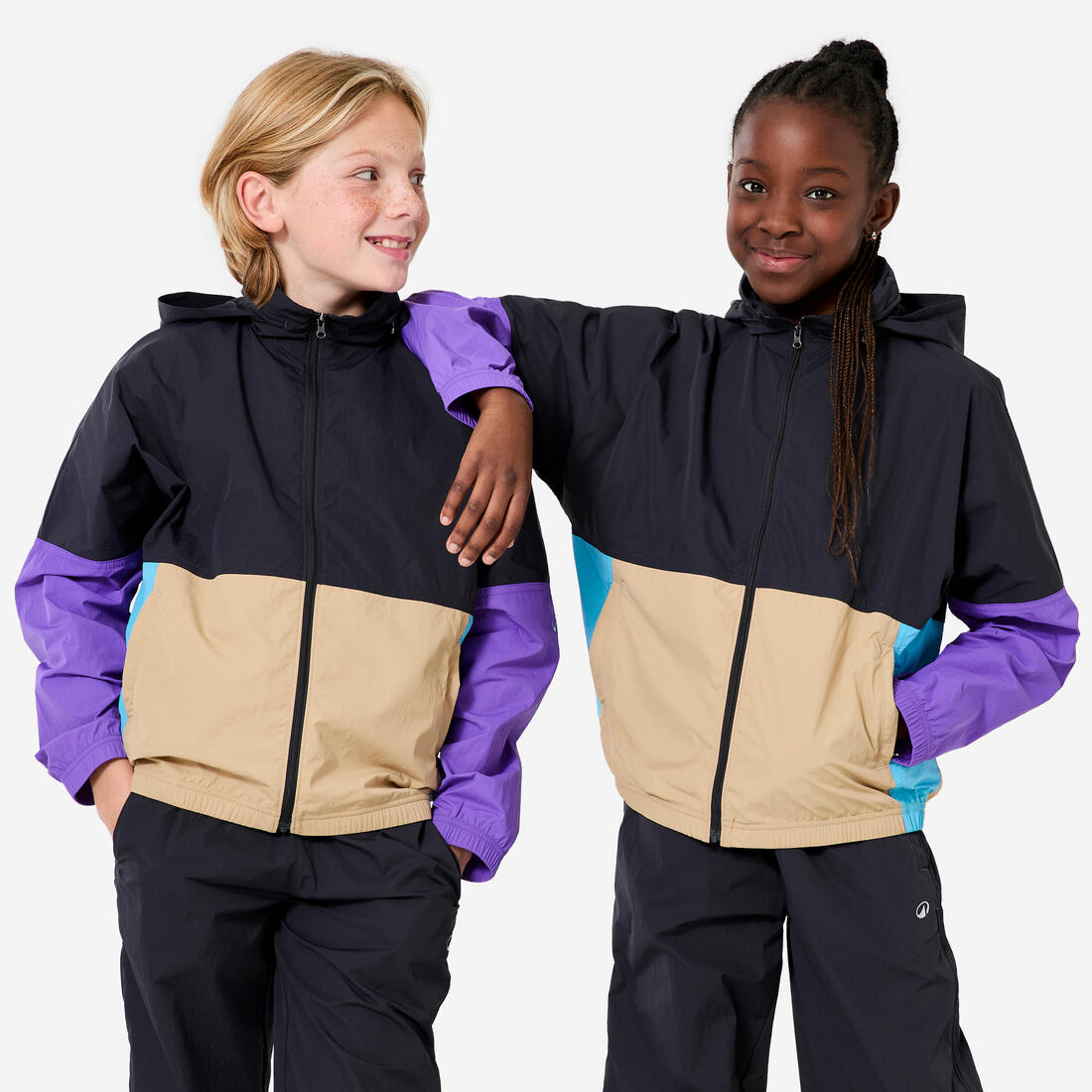 Veste à capuche imperméable légère enfant