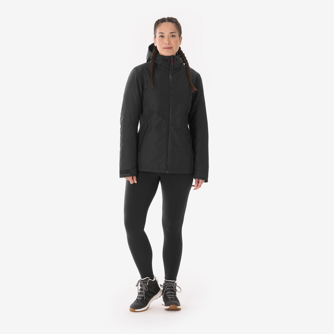 Veste 3en1 de randonnée hiver -8° femme, MH500 3en1