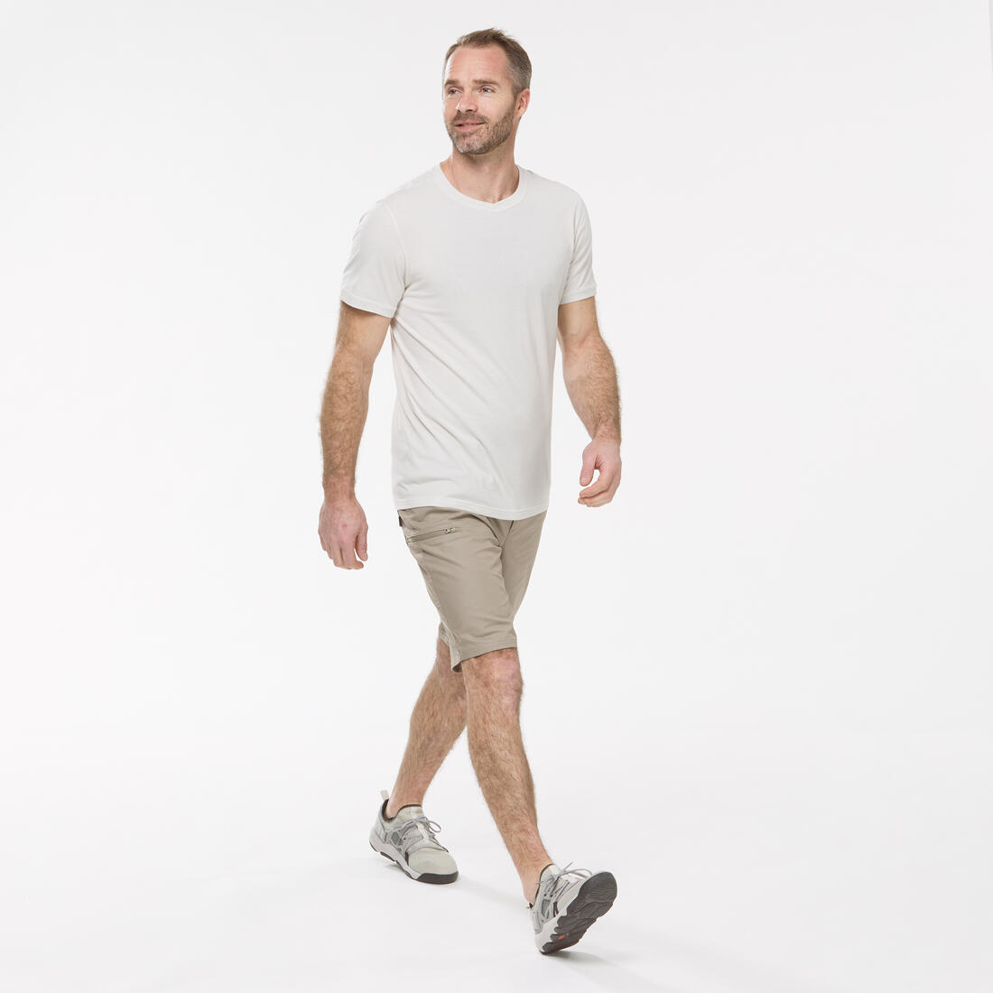 Short de randonnée homme, NH500 Regular