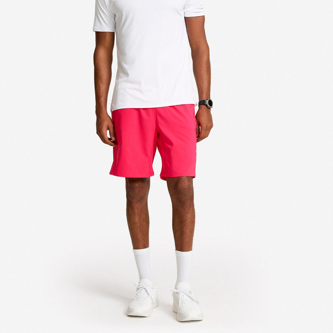 Short de fitness respirant poches zippées homme