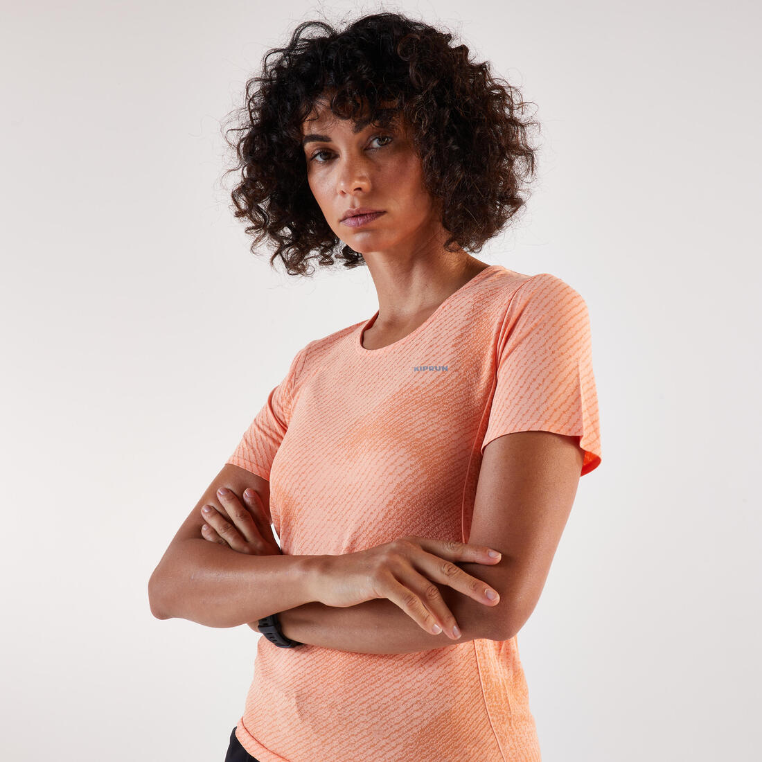 T-shirt de running Femme, Kiprun Run 500 Confort