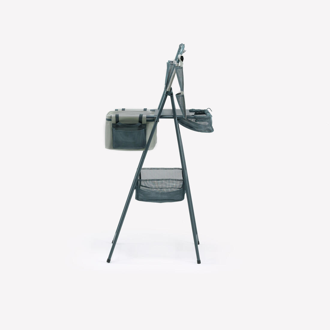 Meuble evier de camping, avec réservoir pour eaux grises et multiples rangements