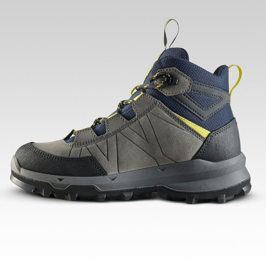 Chaussures de randonnée hautes imperméables 28 au 39 enfant, MH900