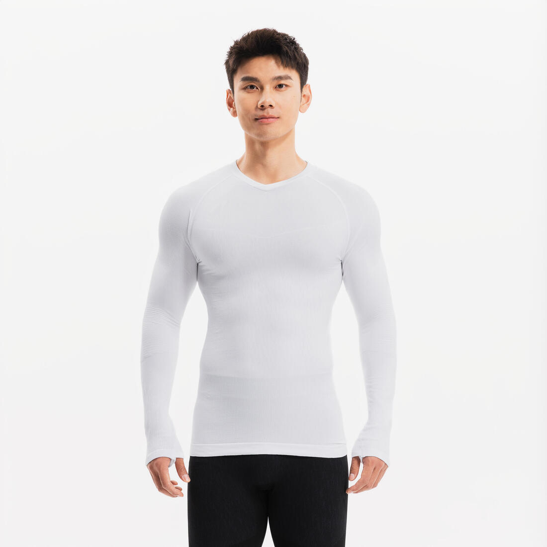 Sous-maillot de foot thermique seamless manches longues mixte, Keepdry