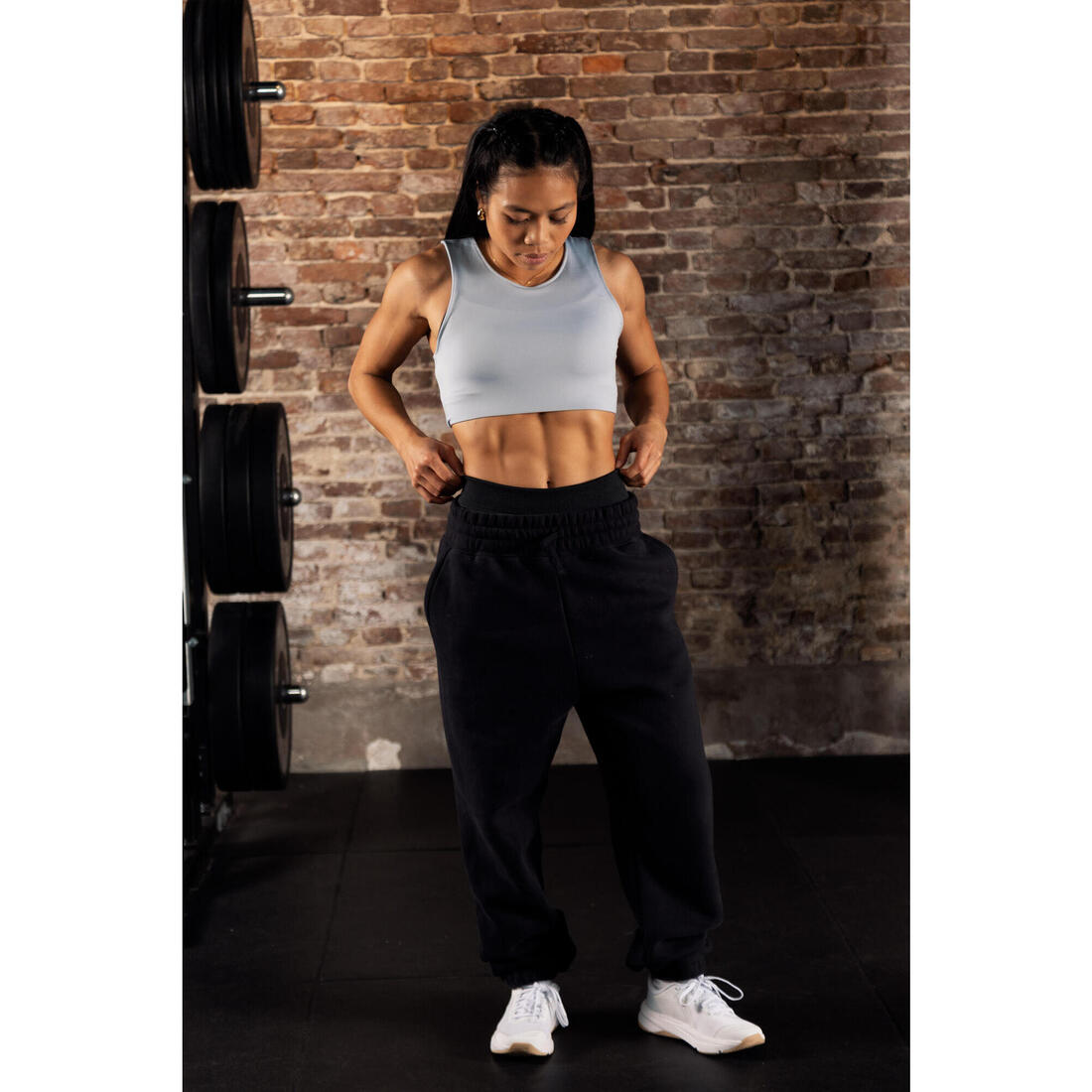 Débardeur crop top fitness femme