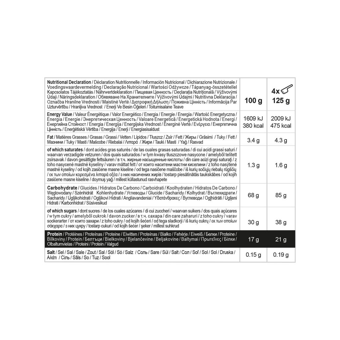 Weight gainer avoine et whey goût chocolat, 2,5 kg