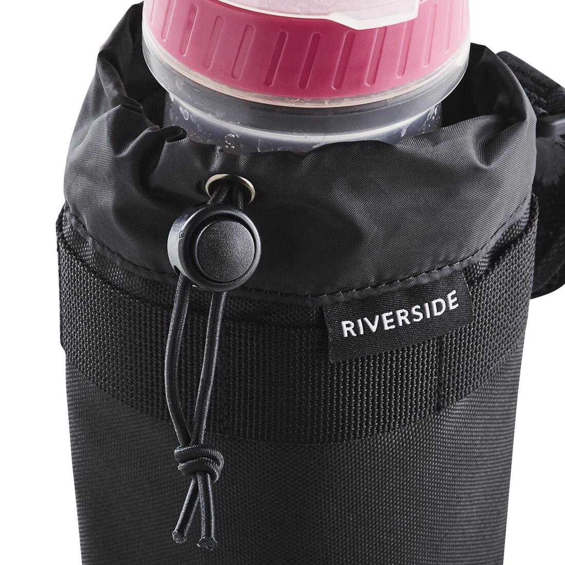 Porte-bidon de cintre de vélo en textile.