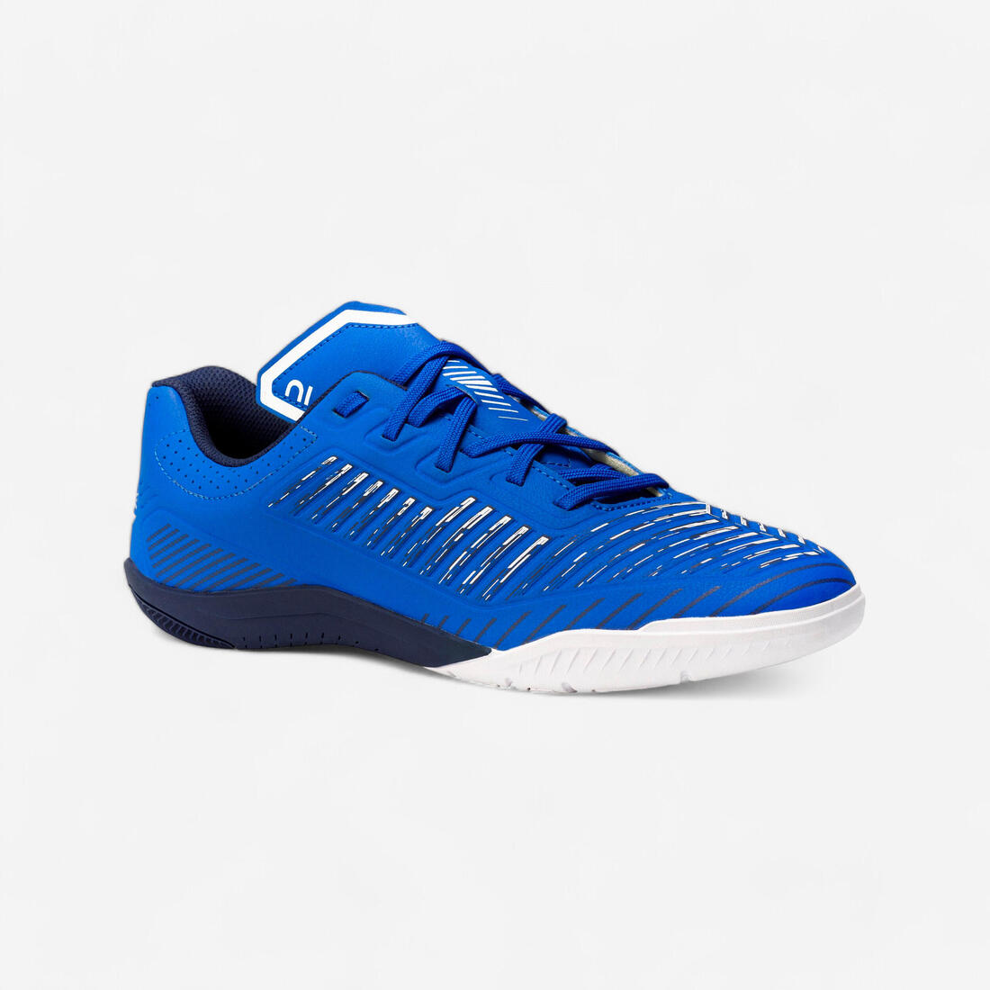 Chaussures de futsal GINKA 500 IN adulte – bleu indigo