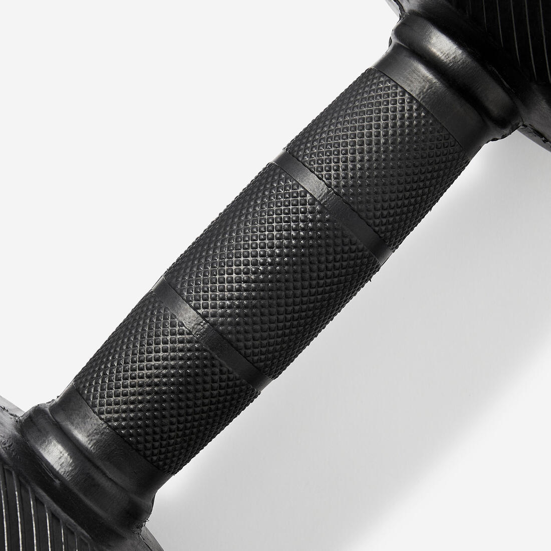 Haltères de cross training et musculation 15 kg - dumbbell hexagonale noire