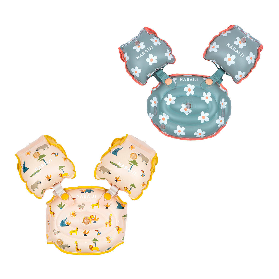 Brassards De Piscine Evolutif Enfant - Tiswim print savane
