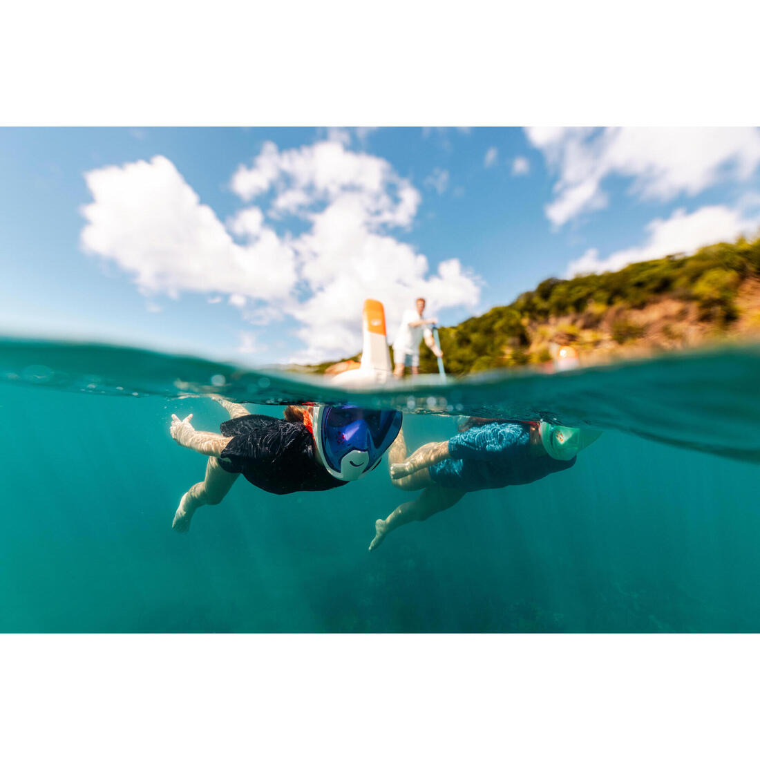 Masque easybreath snorkeling enfant XS (6-10 ans)  - SANS SAC