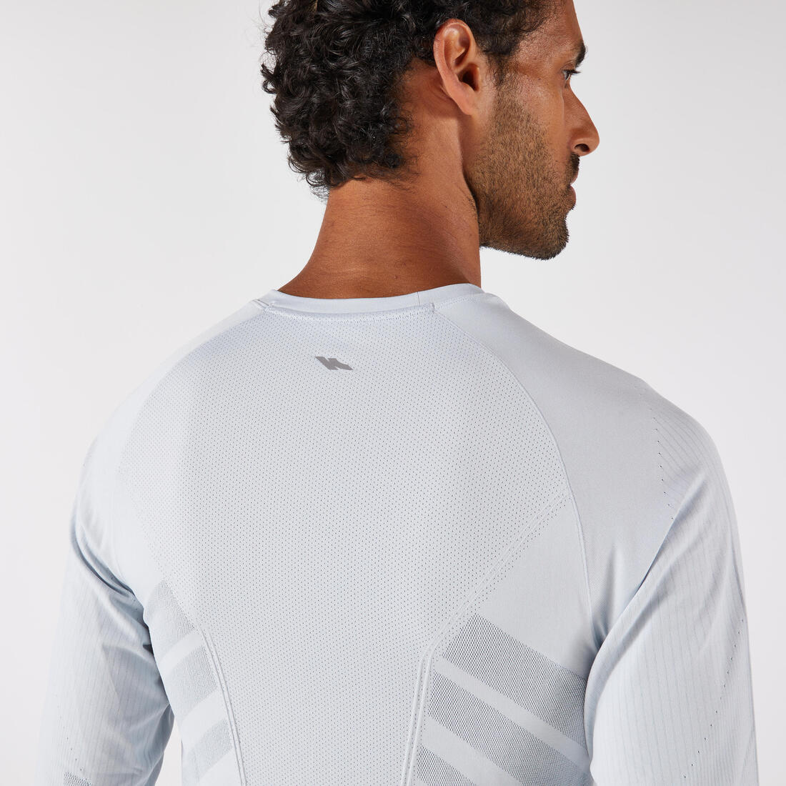 T-Shirt manches longues running sans couture Homme, KIPRUN Run 500