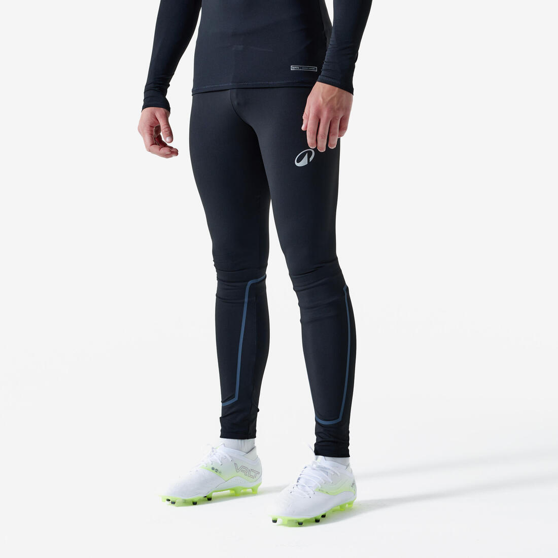 Collant de foot thermique mixte Keepconfort 100 noir