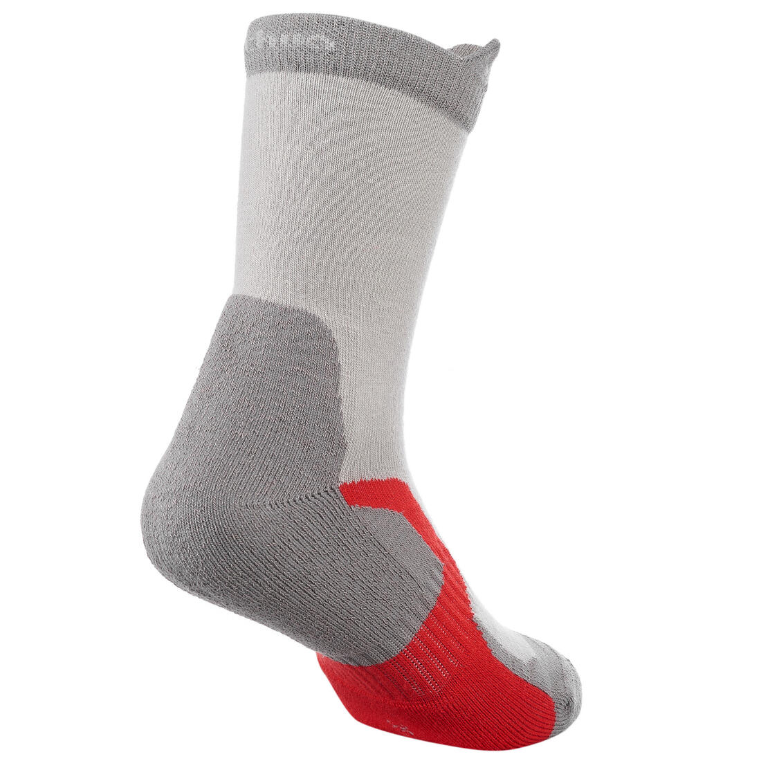 2 paires de chaussettes de randonnée tiges hautes enfant Crossocks Menthe Beige