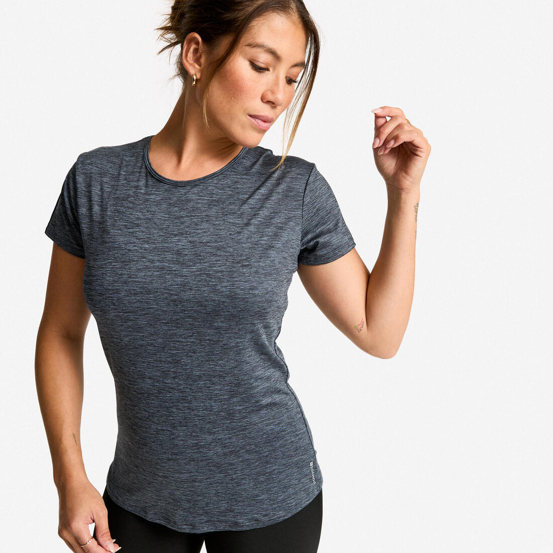 T-shirt manches courtes fitness cardio femme