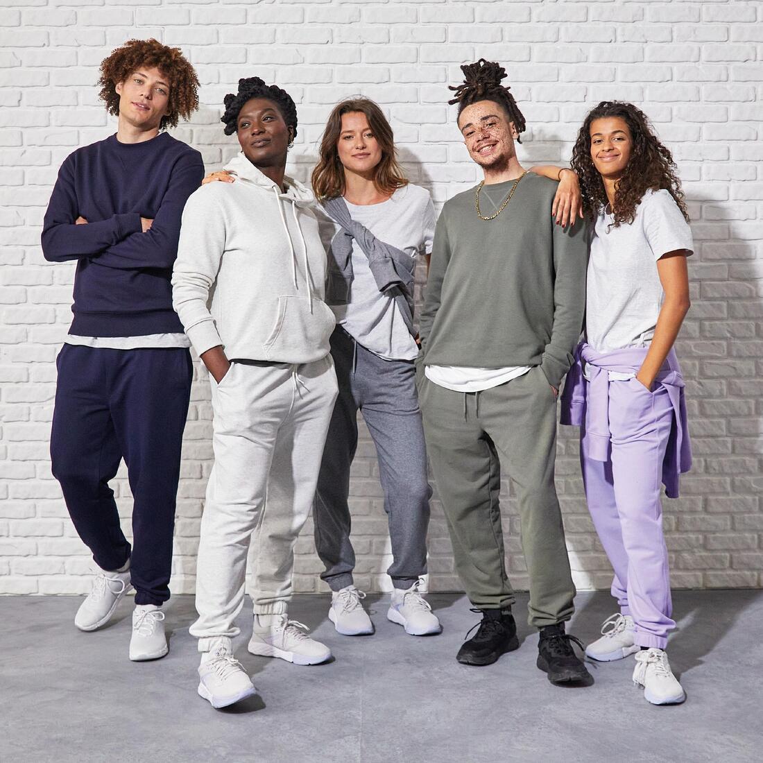Sweat à capuche en coton fitness femme
