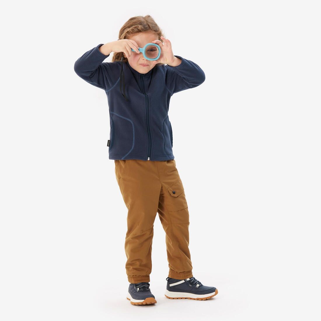 Veste polaire de randonnée enfant 2-6 ans, MH100 zip