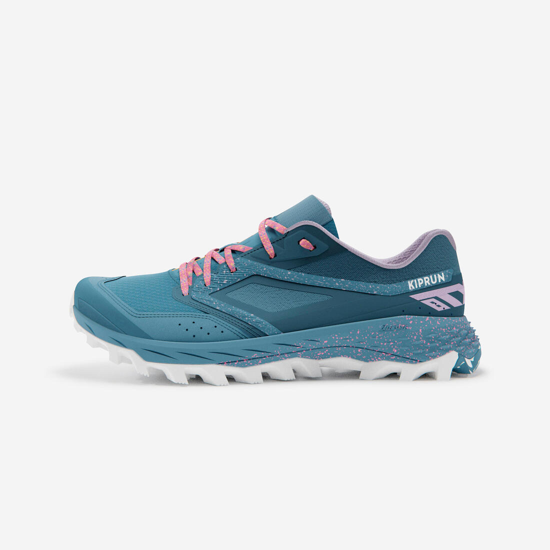 Chaussures de Trail Running Femme, Kiprun XT8 Vert Jaune