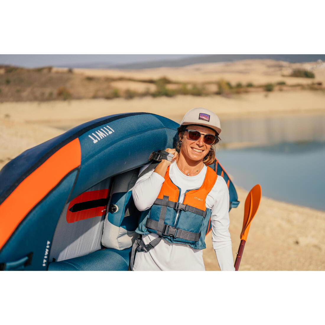 Gilet aide à la flottabilité 50n+ kayak stand up paddle dériveur