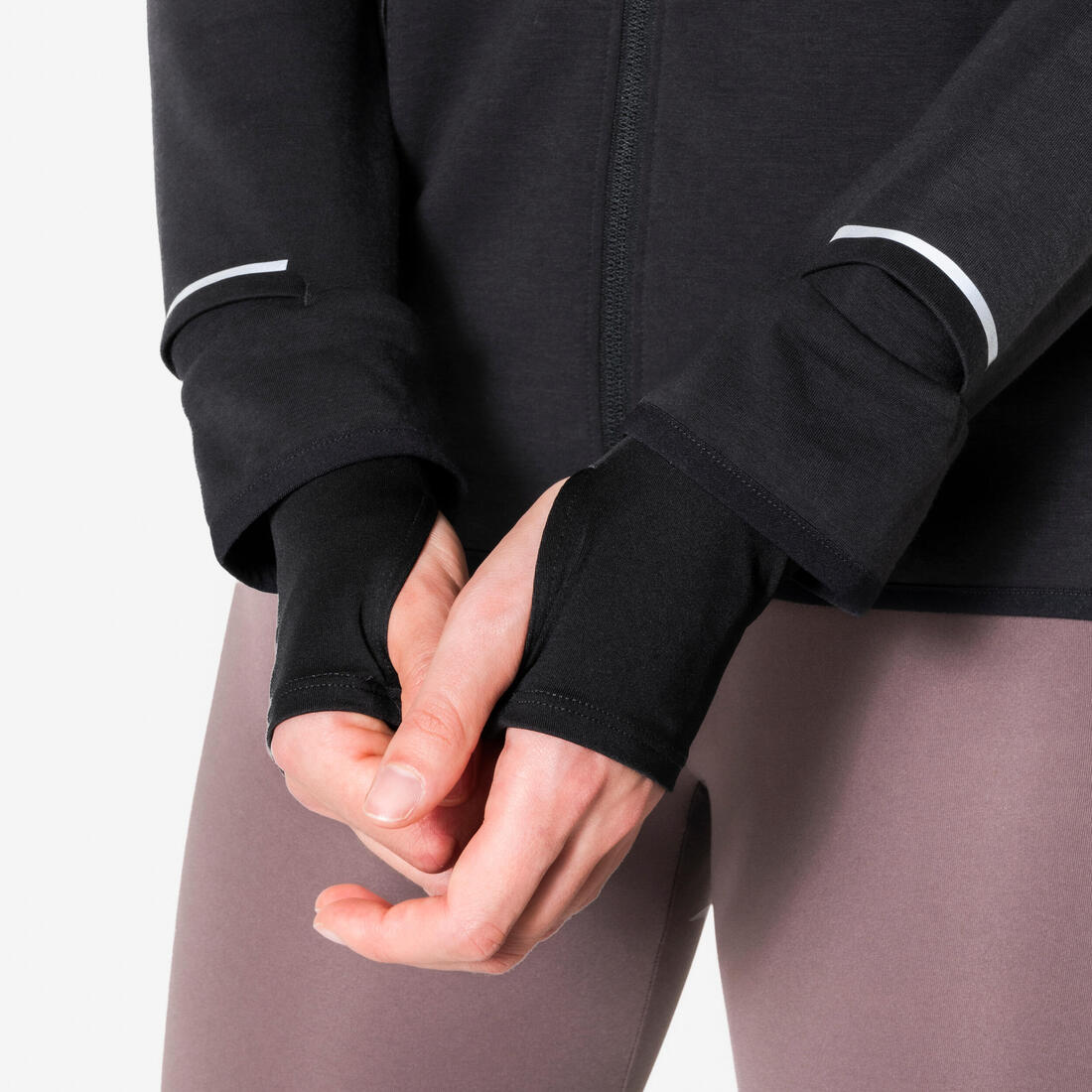 Veste chaude de running Femme, KIPRUN Run 500 Warm