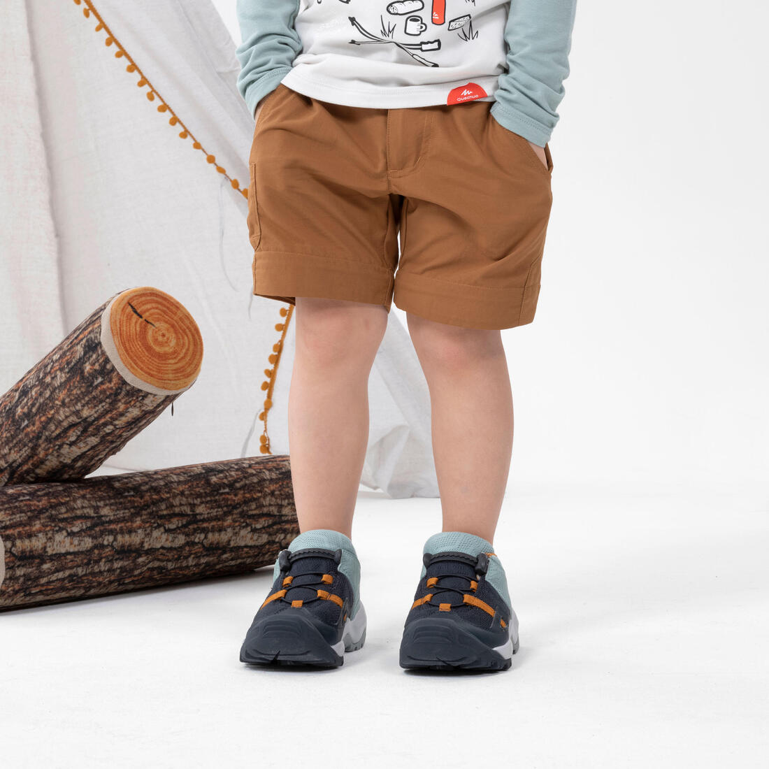 Pantalon de randonnée modulable enfant - MH500 KID 2-6 ANS