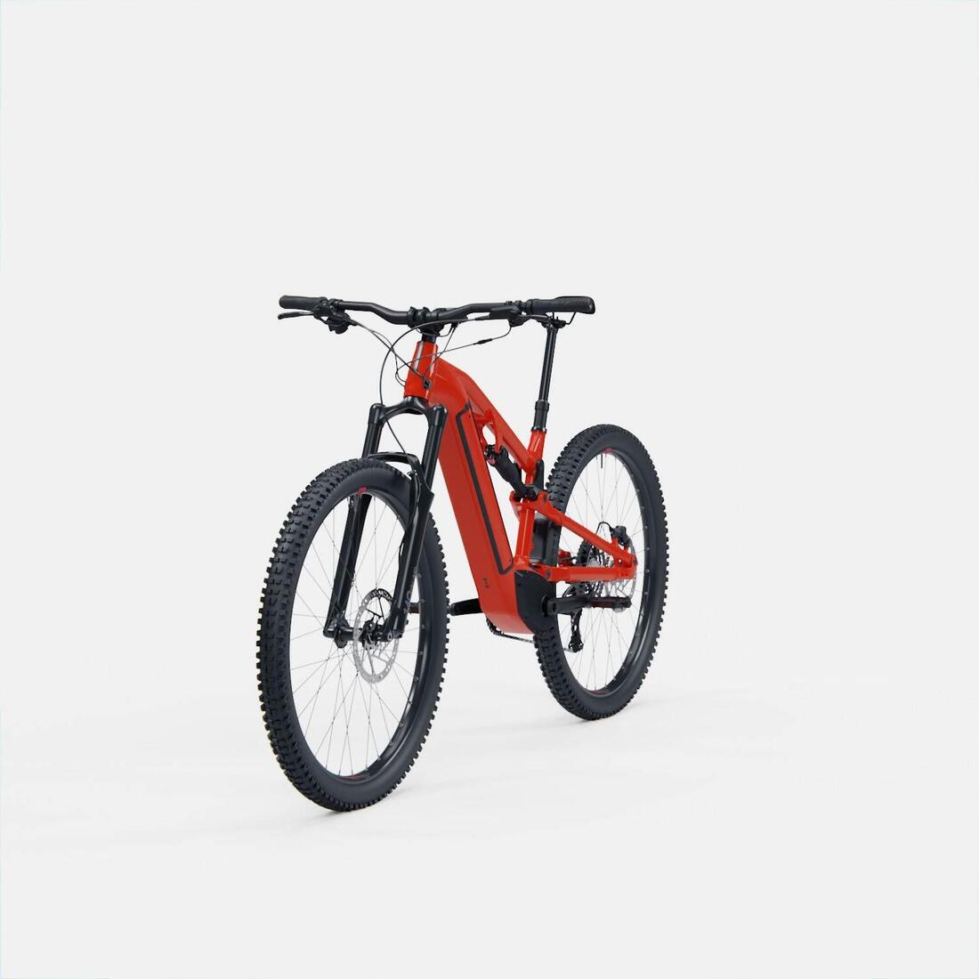 Vélo VTT électrique tout suspendu 29" - E-EXPL 520 S Rouge vif