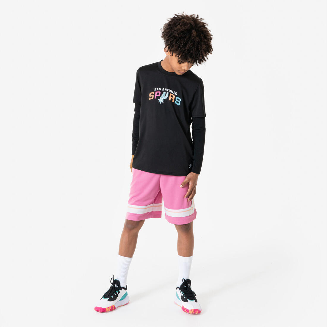 Sous-maillot basketball NBA manche longue enfant