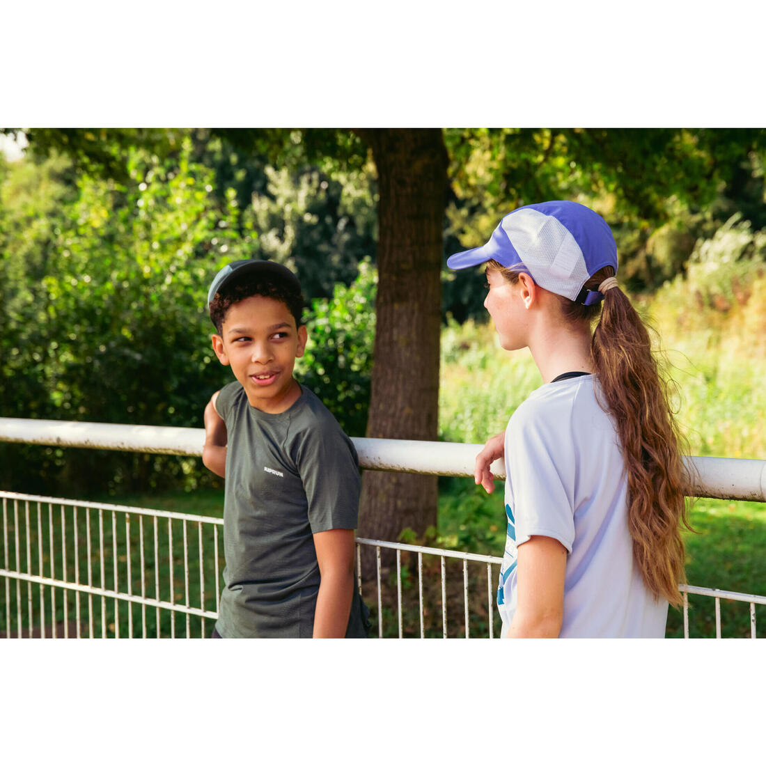 T-Shirt running sans couture Enfant - KIPRUN TS LIGHT 900 kaki