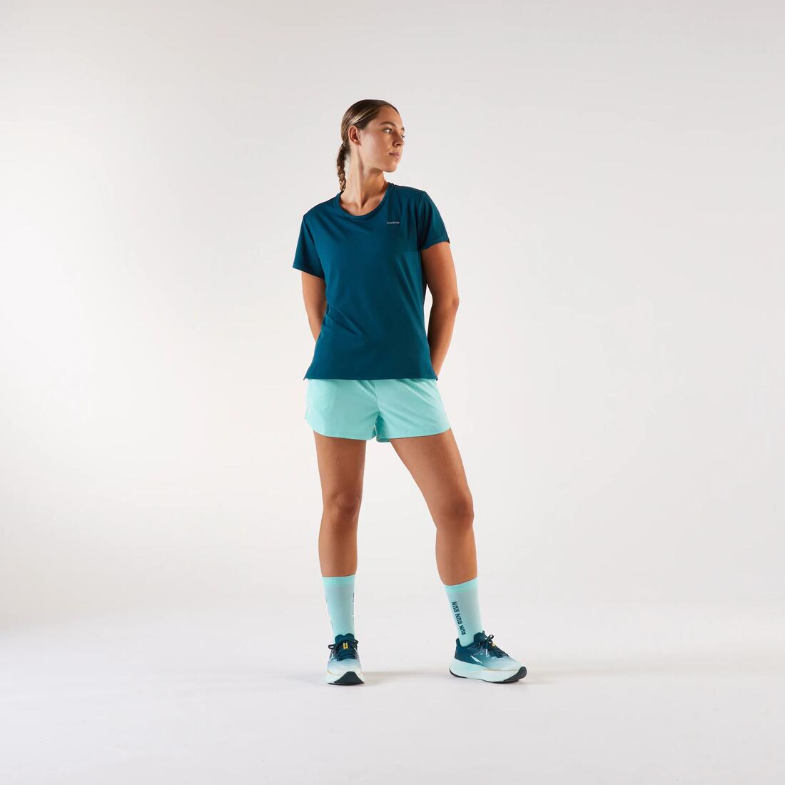 T-shirt running respirant femme - kiprun run 500 dry