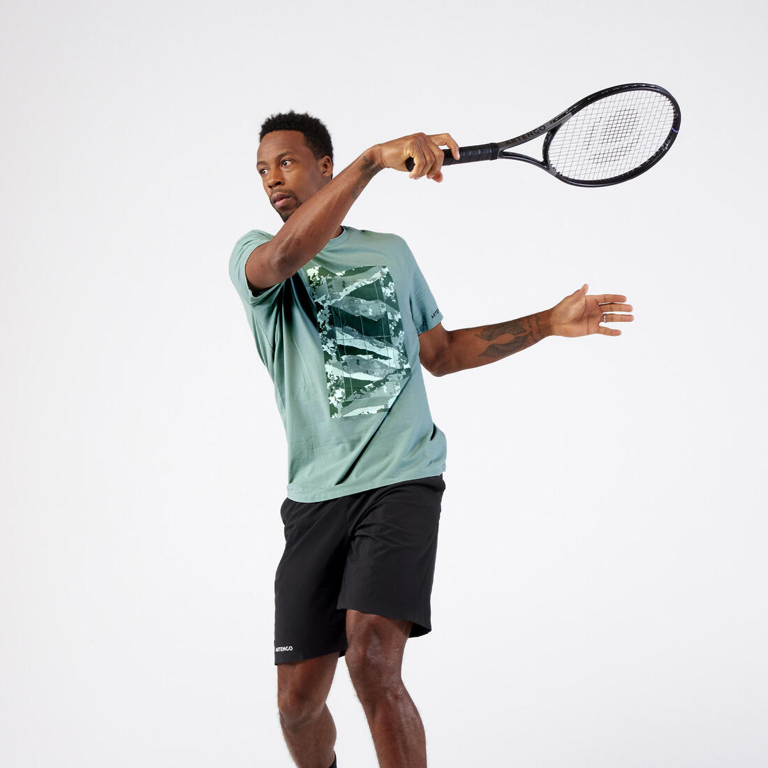 T-shirt de tennis homme - tts soft blanc cassé