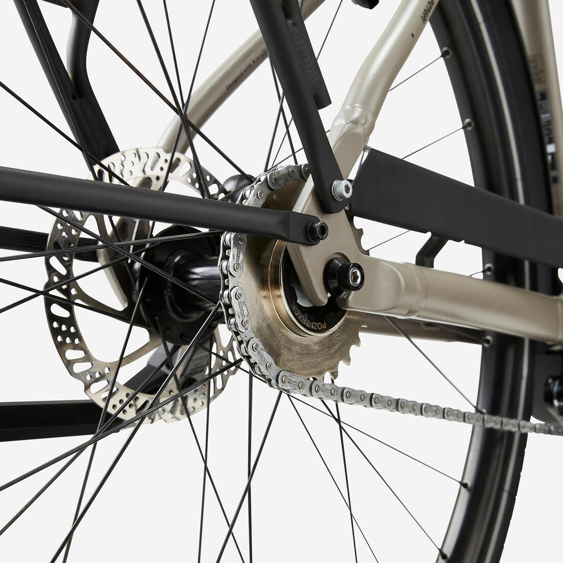 Vélo ville électrique à moteur automatique owuru cadre bas LD 940 E connect