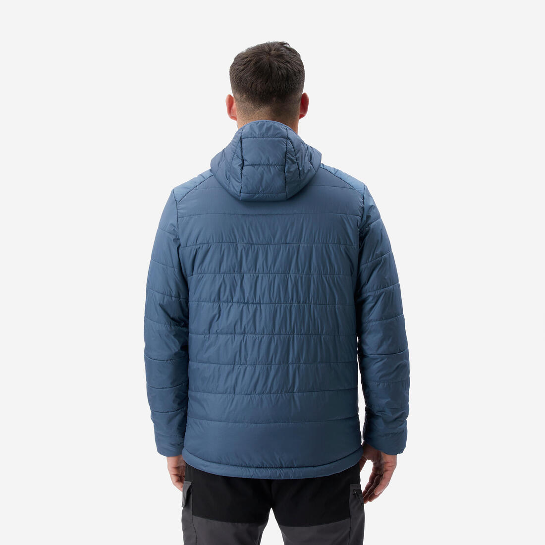 Doudoune de trek synthétique à capuche homme, MT100 - 5°C