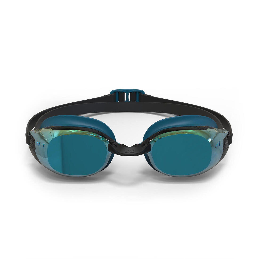 Lunettes de natation Taille Unique - Bfit blanches verres miroirs