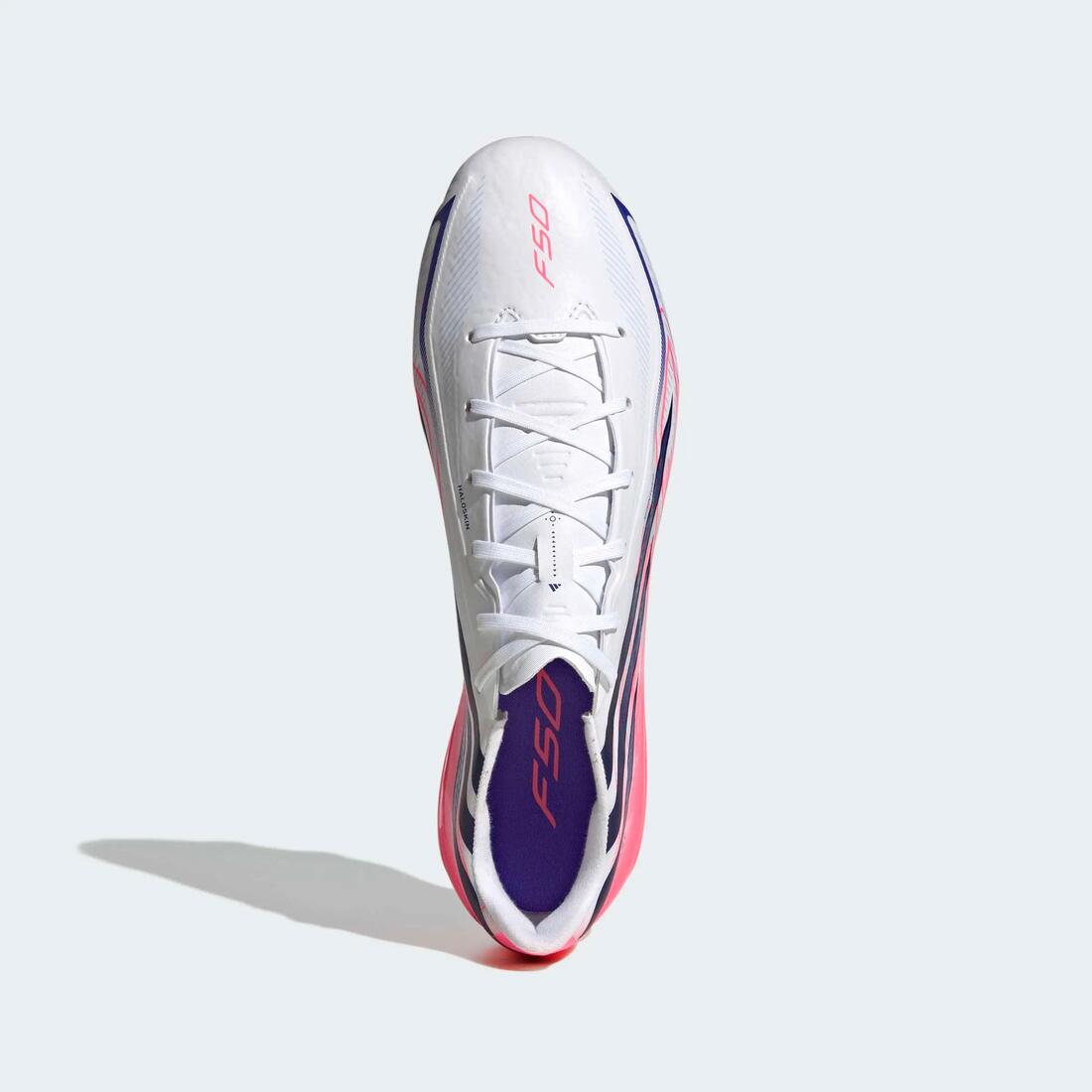 adidas F50 Hyperfast League FG/MG chaussure Adulte Blanc/Violet