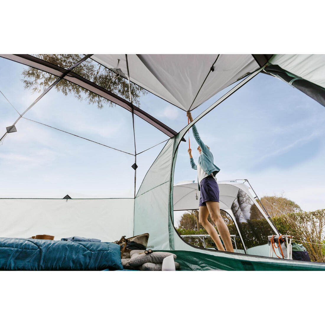 Tente à arceaux de camping - Arpenaz 6 ULTRAFRESH - 6 Places