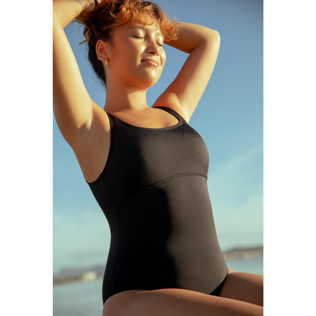 Maillot de bain 1 pièce femme heva u noir