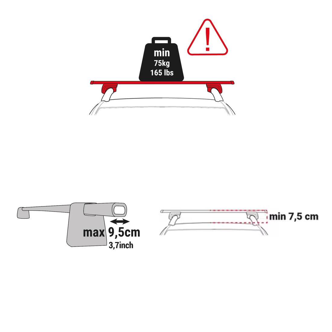 Tente de toit gonflable mh900 fresh & black 2 personnes