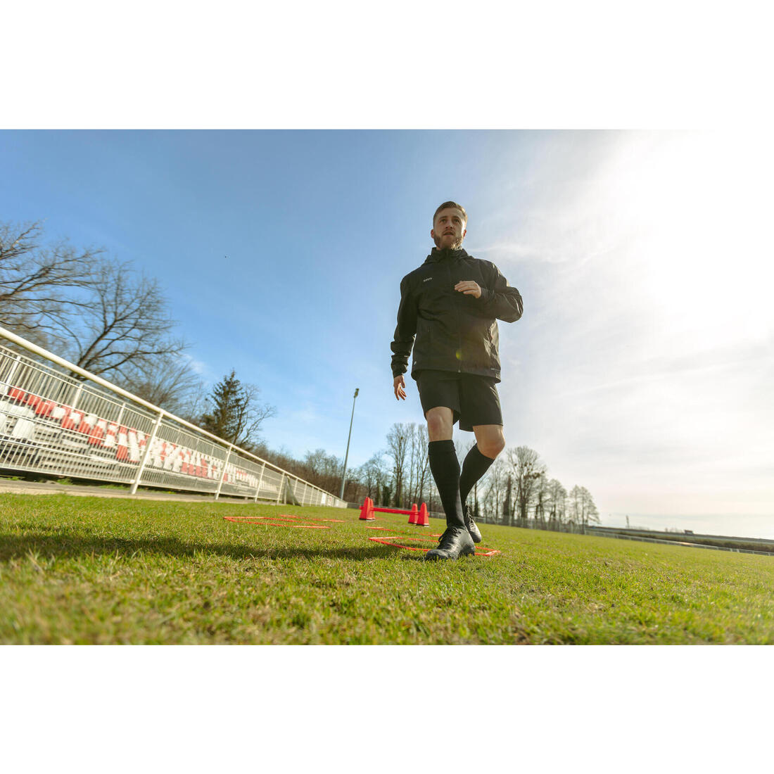 Coupe-pluie de football viralto club noir
