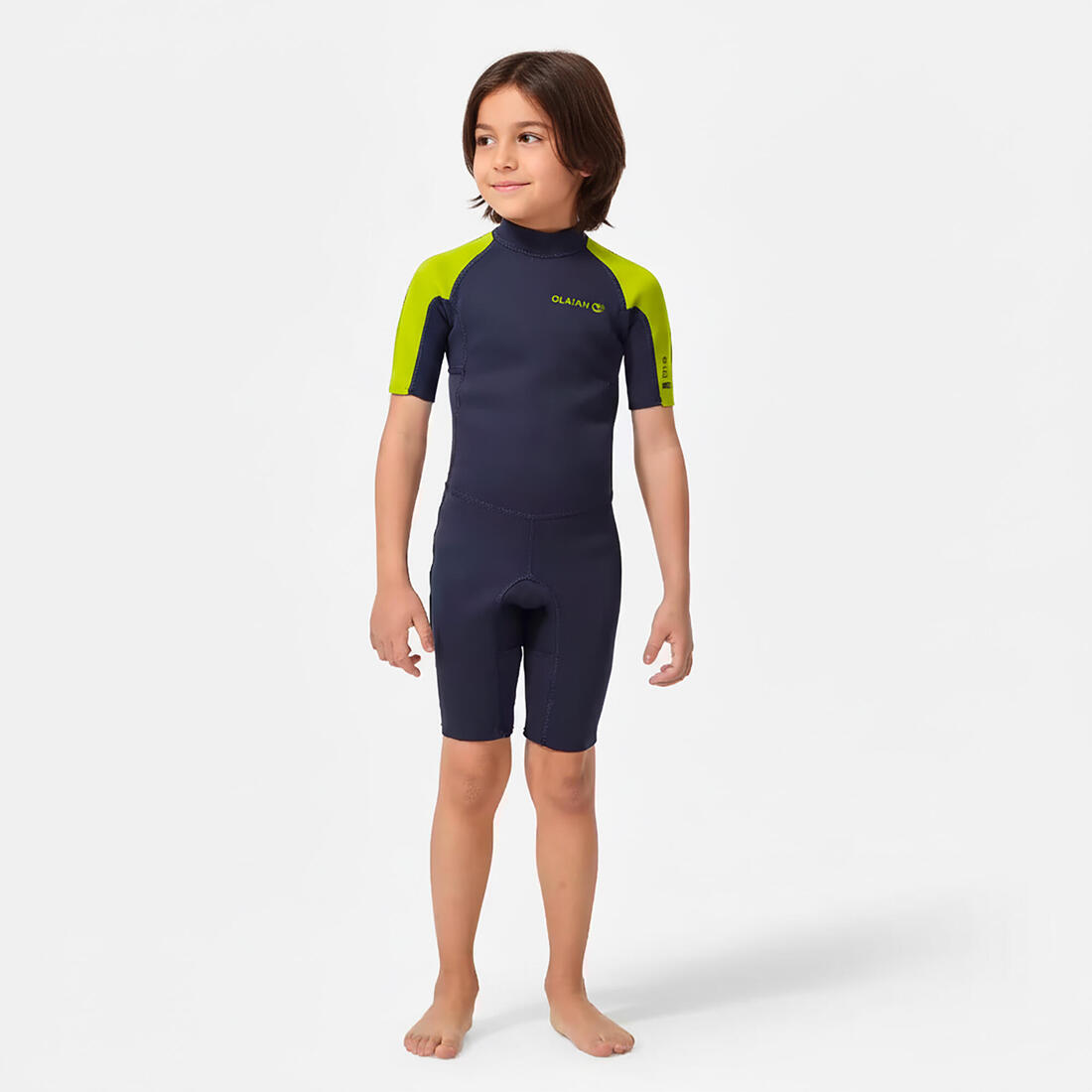 Combinaison Surf Shorty 100 Néoprène 1,5mm enfant