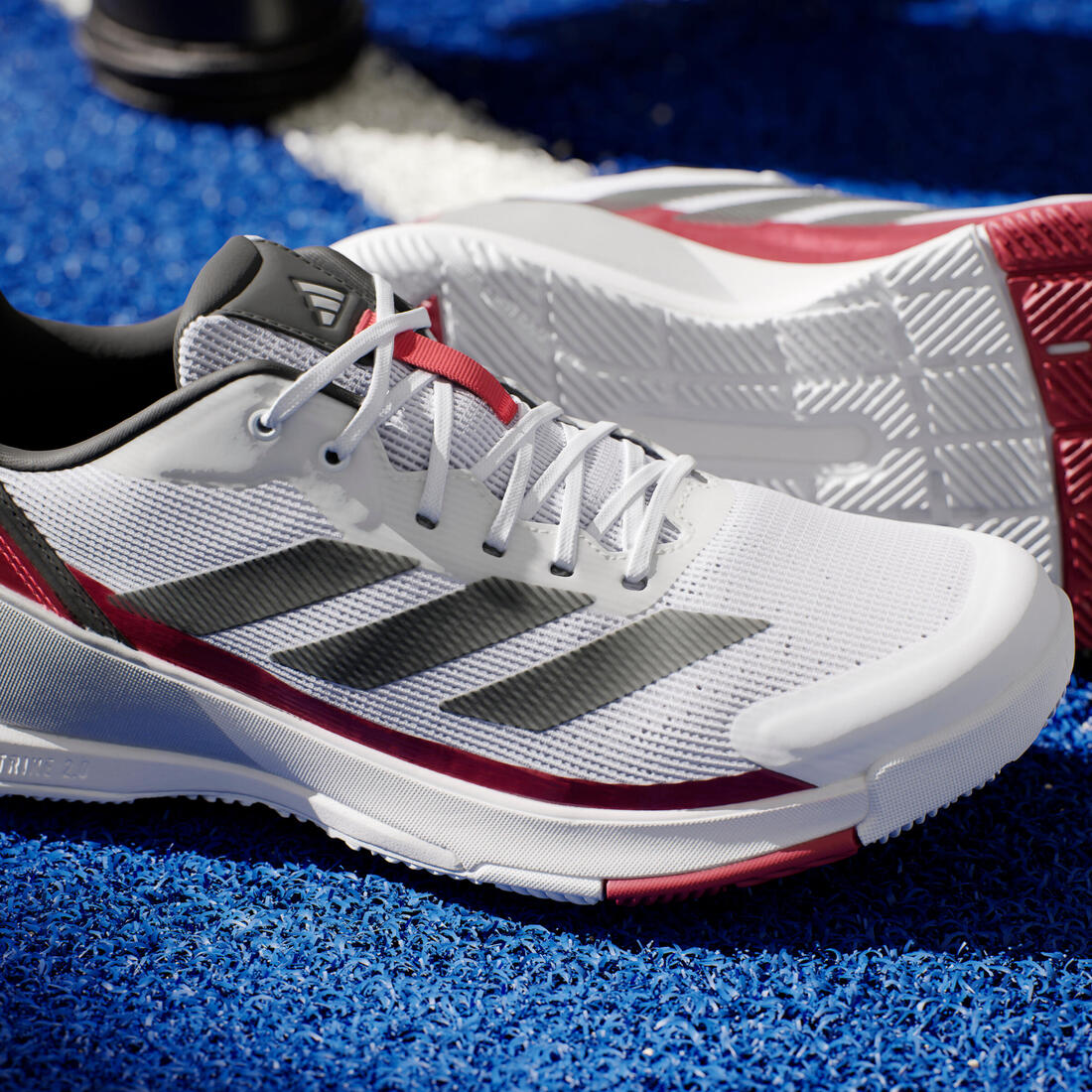 Chaussures de padel Homme - Adidas Crazyquick LS Padel Rouge