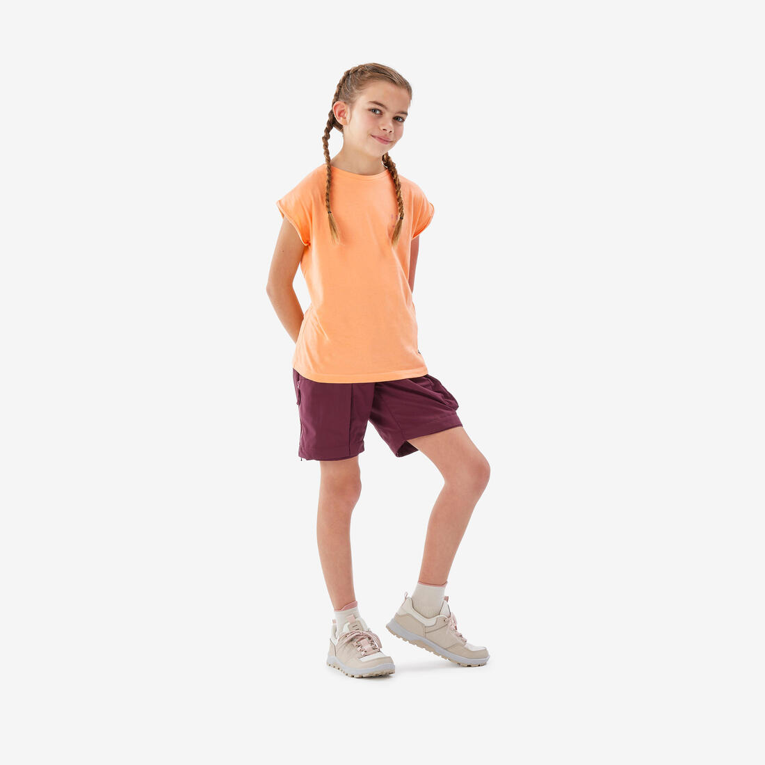 Pantalon modulable de randonnée enfant 7-15 ans, MH500