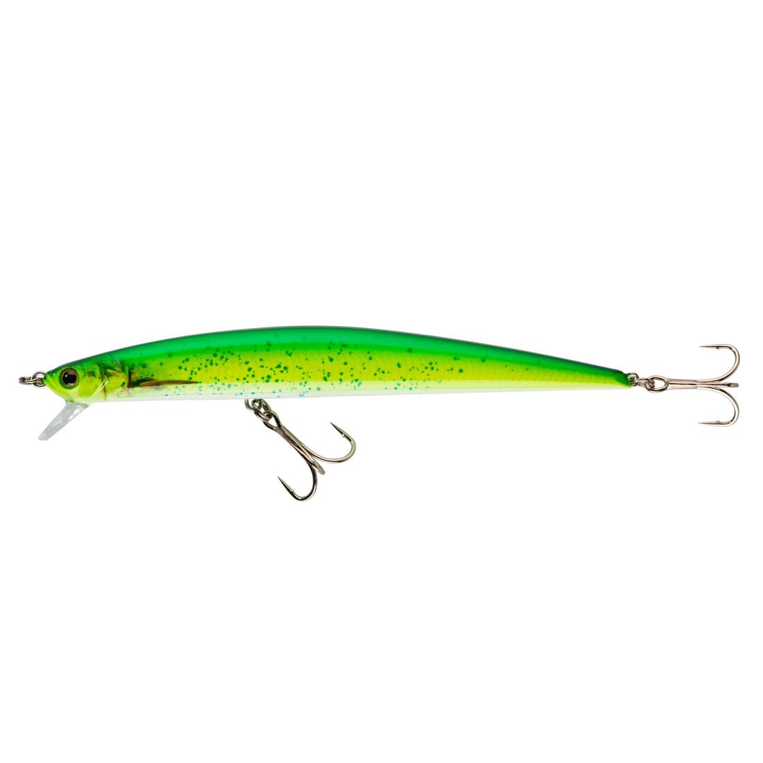 Poisson nageur SAXTON 140F Blue mack au leurre en mer – fluo jaune vert