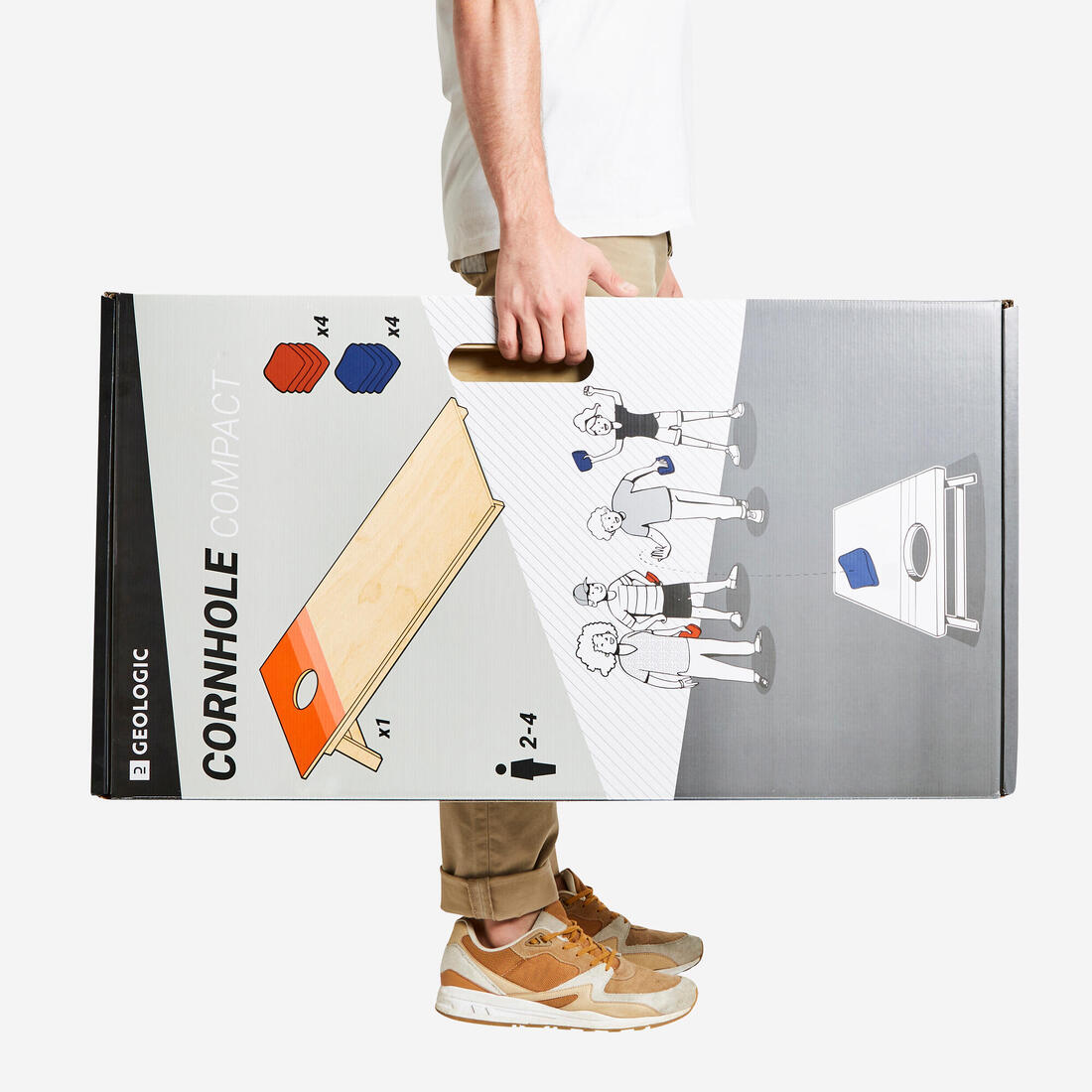 JEU DE CORNHOLE Compact prêt-à-jouer