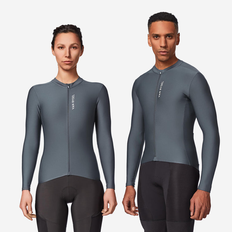 MAILLOT VELO ROUTE MANCHES LONGUES MI-SAISON Unisex -RACER 2