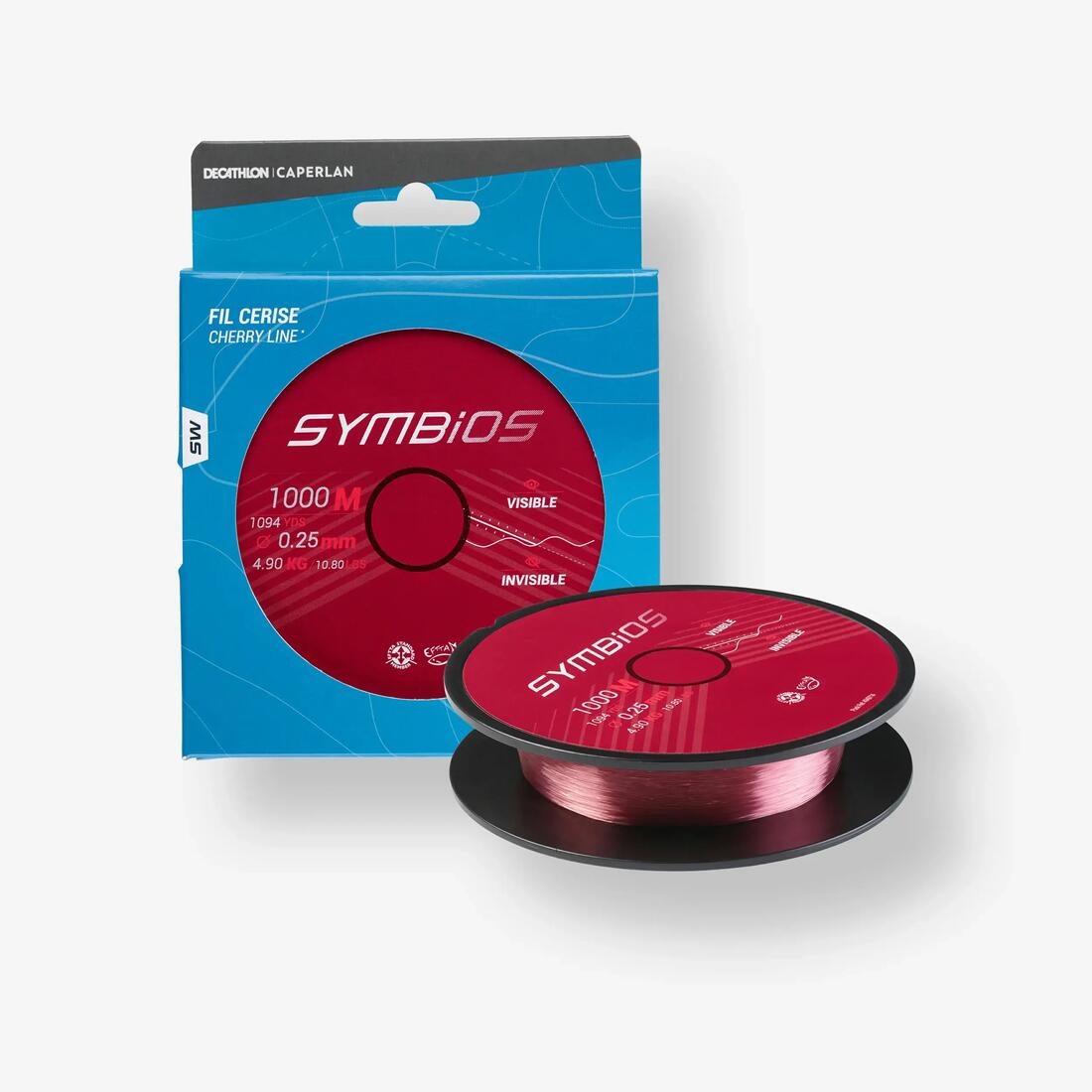 Fil pêche en surfcasting Cerise 16/100 2000m SYMBIOS – 8560320